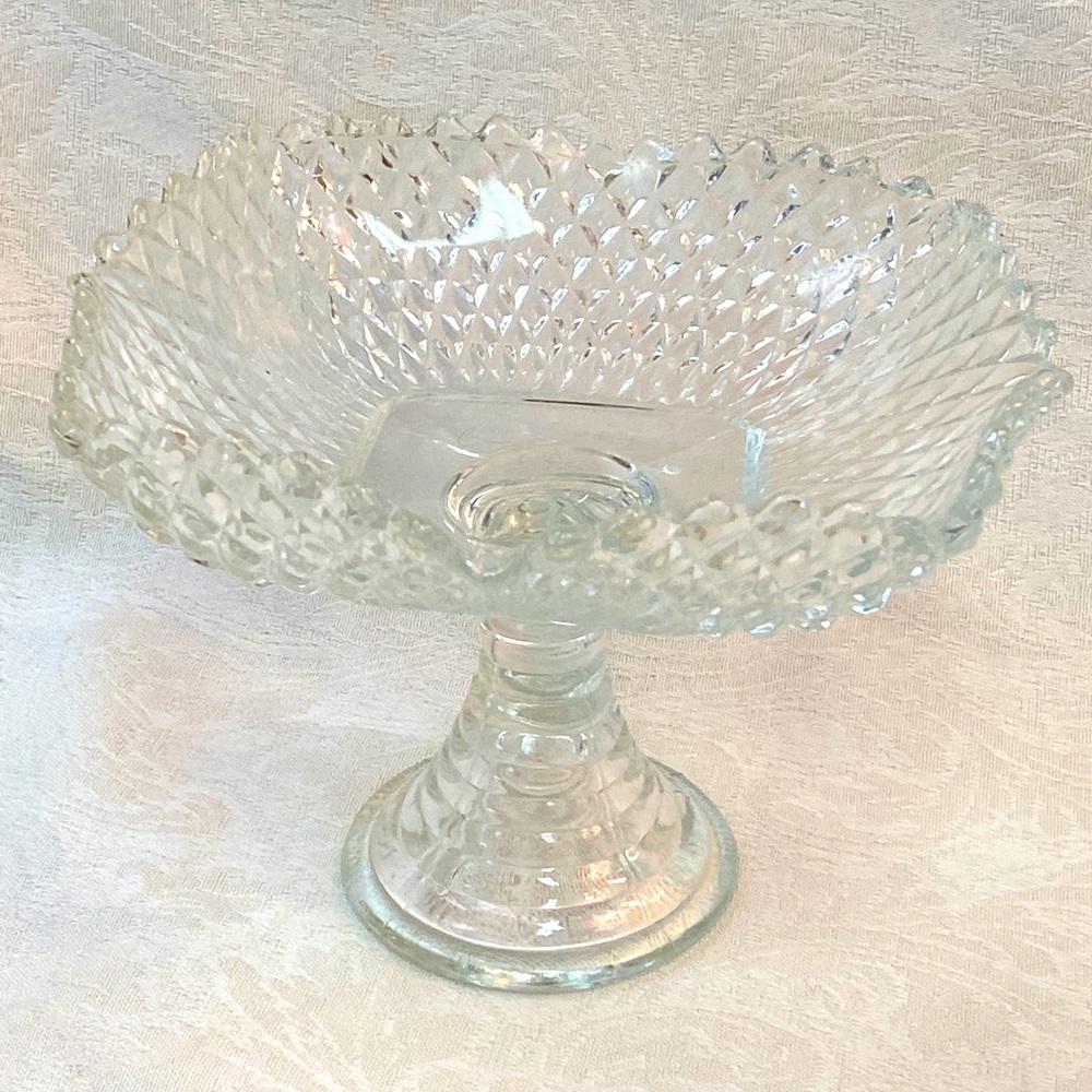 Glass candy dish